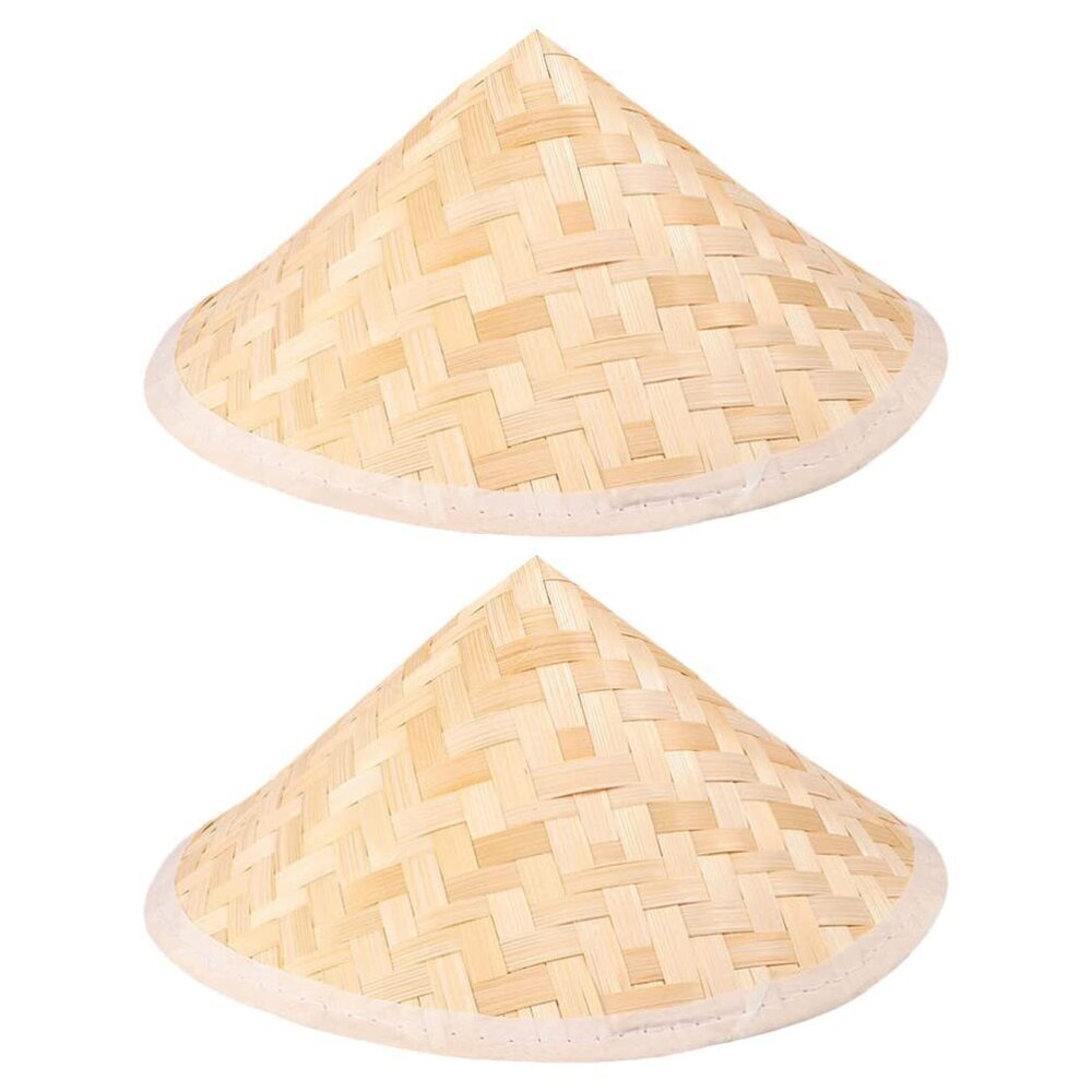 6912 2pcs Decorative Straw Hat Asin Farmer Hat Woven Chinese Kid Sun Shield